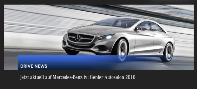 Mercedes-Benz.tv: Genfer Autosalon 2010: