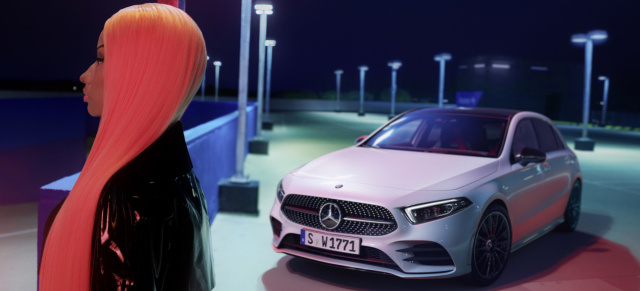 Mercedes-Benz Neue A-Klasse W177 : Ein Star für den Star: A-Klasse Werbekampage mit Nicki Minaj 