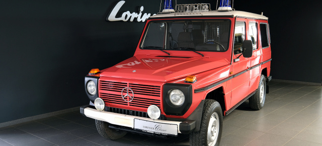 Blaulicht und Tatütata statt Chrom und Alus: Lorinser Classic verkauft 83er G-Klasse Feuerwehr mit 18.700 Kilometern