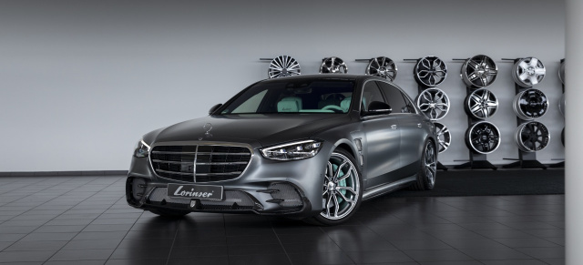Weltpremiere auf Essen Motor Show 2022 / Mercedes FanWorld: Vorhang auf für Lorinser S60 auf Basis Mercedes S-Klasse W223