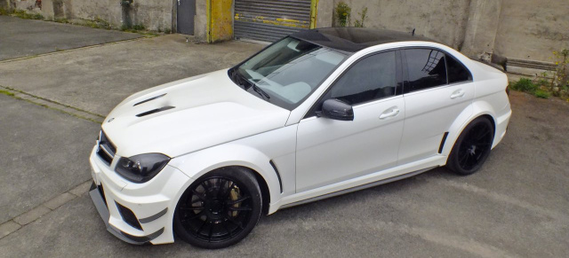 Da geht noch mehr: Mercedes C63 AMG: 2011er W204 mit Black-Series-Optik und gesteigertem Output