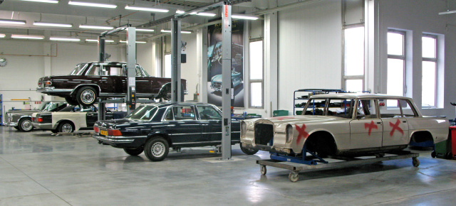 Kienle Werk II: Neue Kienle Werkstatt für die großen Mercedes