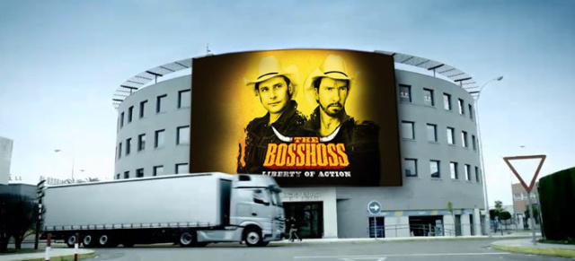 The BossHoss: On the road again mit Mercedes-Benz Actros: Die Berliner Band The BossHoss geht auf große Liberty Tour  präsentiert von Mercedes-Benz Trucks.
