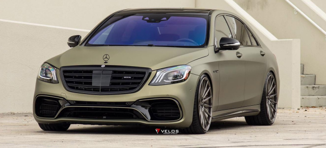 Mercedes-AMG S63 Tuning: Felgen und Folie verfeinern den Individual-Look des S63