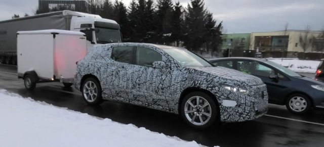 Mercedes-Benz EQS Erlkönig erwischt: Spy-Shot-Video: Mercedes-Benz EQS SUV