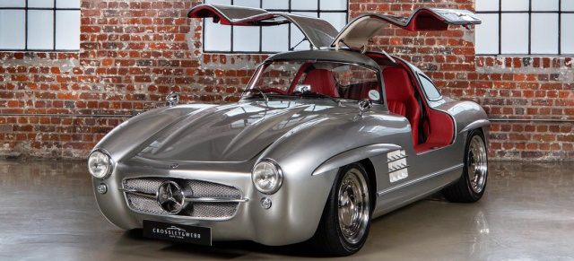 The Gullwing Tribute: Restomod zum Sparpreis?: Flügeltürer im 300-SL-Gullwing-Style auf SLK 32 AMG Basis