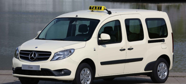 Hallo Taxi! Mercedes-Benz Citan Kombi: Citan jetzt mit Taxi-Paket