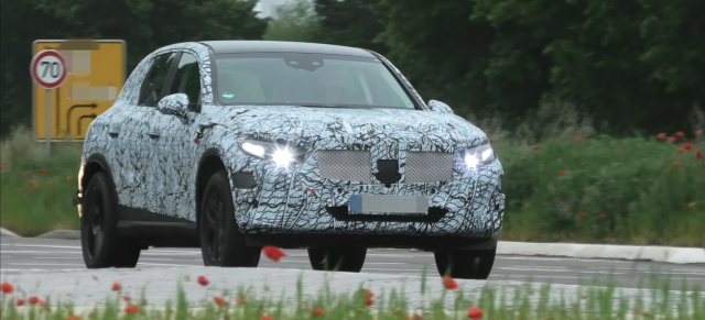 Mercedes-Erlkönige erwischt (Video): Double-Spy-Shot-Feature: Mercedes GLC II und EQS SUV