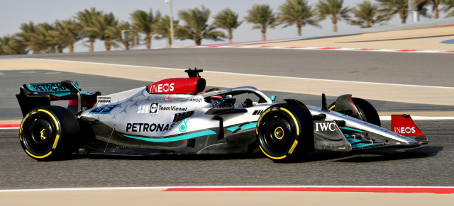 Formel 1 Testfahrten in Bahrain: Mercedes schockt mit Design, aber nicht mit Performance