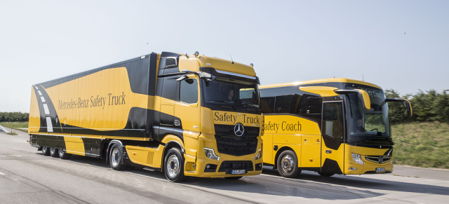 Daimler Truck feiert Meilenstein für die Sicherheit in Lkw und Bussen: Eine Million verkaufte Active Brake Assist Notbremsassistenten