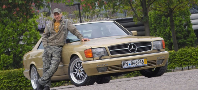 Kultobjekt Bang Boom Bang Benz: Ralf Richter alias Kalle Grabowski und sein goldener Mercedes SEC 