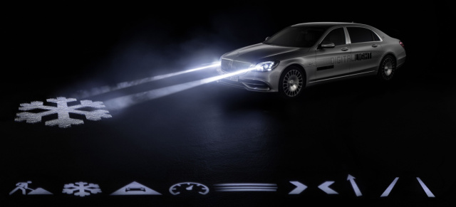 Mercedes-MAYBACH-Weltpremiere: DIGITAL LIGHT: Digitale Erleuchtung: Mercedes-Maybach geht ganz speziell ein Licht auf 