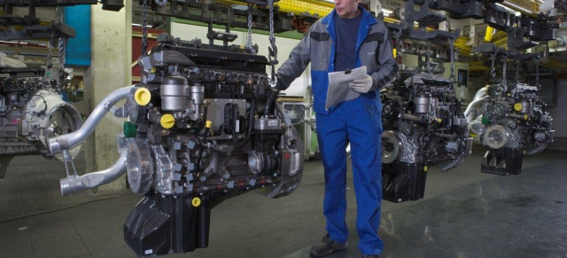 Produktionsjubiläum: 1-millionster Motor der Baureihe 900: Reihendieselmotor für Atego, Axor und Citaro, in Hybridbussen und Unimogs