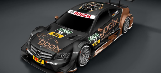 DTM-Saison 2014: Pascal Wehrlein tritt im gooix Mercedes AMG C-Coupé an: Die Uhren- und Schmuckmarke gooix steigt mit Mercedes-Benz in die DTM ein