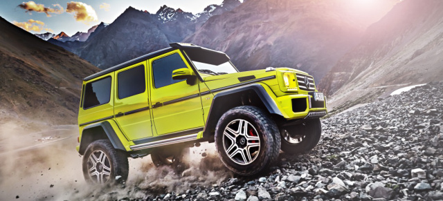 Premiere in Genf: Neues Mercedes G-Klasse Showcar: Erstes Bild vom Mercedes-Benz G 500 4x4