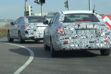 Erlkönig erwischt: Mercedes-Benz E-Klasse Konvoi: Schnappschuß-Video von mehreren E-Klasse-Prototypen