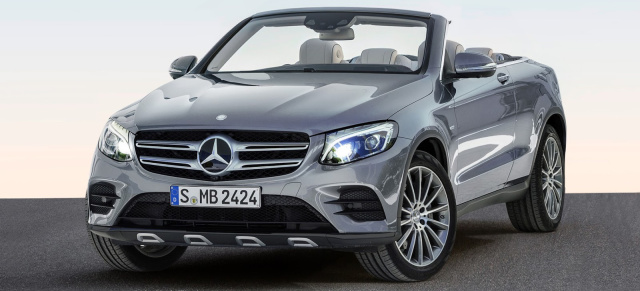 Mercedes-Benz GLC: Könnte es das Midsize-SUV auch als Cabriolet geben?: Frische Idee: Denkt man in Stuttgart über ein SUV-Cabrio auf GLC-Basis nach?