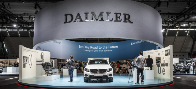 Tec Day 2016:  Daimler präsentiert Antriebstechnologie der Zukunft: (R)Evolution der Formel Grün: Mercedes-Benz GLC F-CELL PLUG-IN