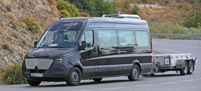 Mercedes Erlkönig erwischt: Spy Shot: Aktuelle Bilder vom kommenden Mercedes-Benz Sprinter