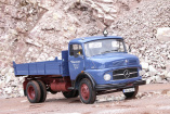 Kurzhauber-Kipper aus Mannheimer Produktion: 1964 Mercedes-Benz LK 710 