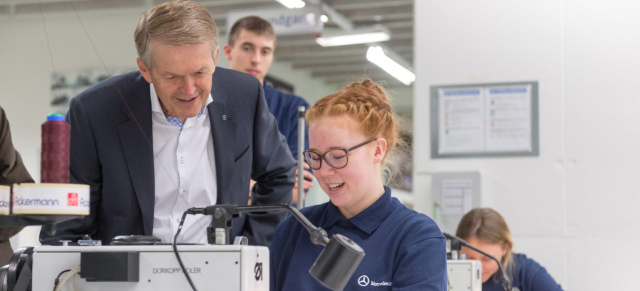 Ausbildung beim Daimler: Daimler-Vorstand begrüßt neue Azubis im Werk Sindelfingen 