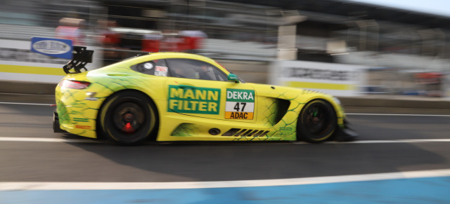 ADAC GT Masters auf dem Nürburgring - Sonntag: Wieder Podium für die MANN-FILTER Mamba!