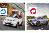 Autodesign-Ranking: Hero und Zero aus dem Hause Daimler: Hop-& top-Liste von carwow: Daimler hat das schönste und zweithässlichste Auto der letzten 10 Jahre