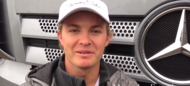 Nico Rosbergs Video-Blog. Analyse des F1 GP Belgien: Der Silberfpeilpilot fuhr beim Formel 1 Rennen in Spa hinter dem drittplazierten Hamilton auf Platz vier