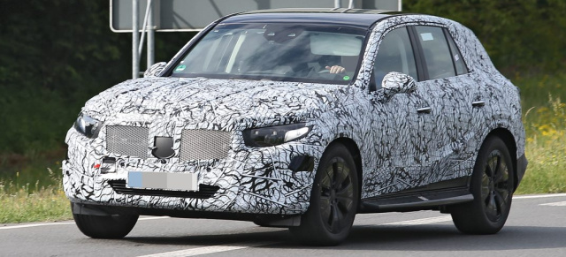 Mercedes-Benz Erlkönig Premiere: Spy Shot Debüt: Erste Bilder vom Mercedes GLC 2022 (X254)