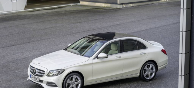 Sehr gut zu Diensten: Die neue Mercedes-C-Klasse als Geschäftswagen: Bestwerte auch für Flottenkunden
