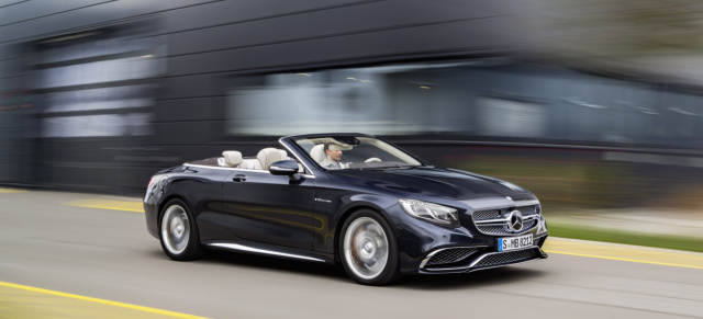 Mercedes-Benz Premiere: Offen und herrlich: Das neue Mercedes-AMG S 65 Cabriolet