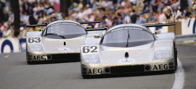Vor 30 Jahren gelang der größte Triumph beim Langstrecken-Klassiker: Doppelsieg für Mercedes in Le Mans 1989