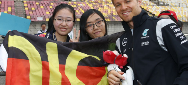 Formel 1: Nico Rosberg gewinnt Großen Preis von China 2016: Hattrick: Nico Rosberg fährt zum dritten Sieg im dritten Rennen