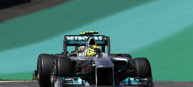 Formel 1: GP Brasilien : Rosberg und Schumacher beendeten das letzte Rennen der F1 Saison 2011 auf den Positionen sieben und 15 