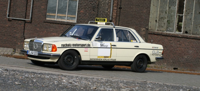 Das Renntaxi: 1983 Mercedes-Benz 280E (W123): CLR Motorsport mit Spaß-Taxi im Rennen