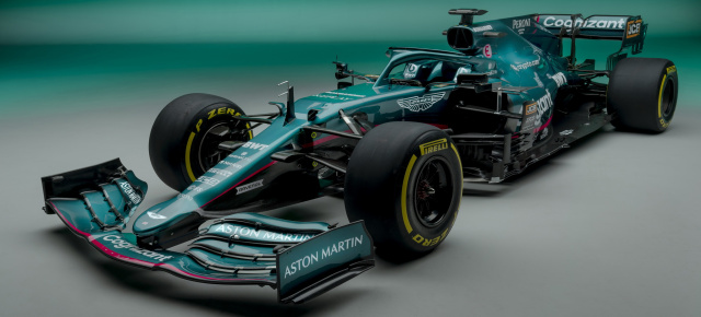 Mission für Agent 005 - Sebastian Vettels neuer Mercedes(Motor)!: Hier kommt der neue Aston Martin F1 Bolide mit AMG-Triebwerk