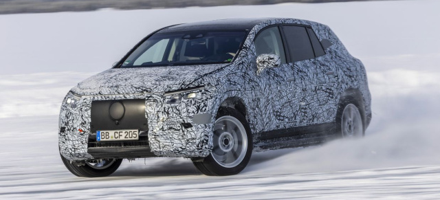 Das neue Mercedes EQS-SUV in der Wintererprobung: Getestet: Wie schlägt sich das Batterie-SUV in der Eishölle?