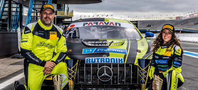 Kenneth Heyer und Carrie Schreiner gewinnen im GTC Race: Debütsieg für Schnitzelalm Racing im Mercedes-AMG GT3