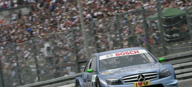 DTM Norisring: Doppelsieg für Mercedes!: Thriller auf dem Norisring: Vorjahressieger Jamie Green kann mit 2008er Mercedes C-Klasse  Auto erneut siegen!
