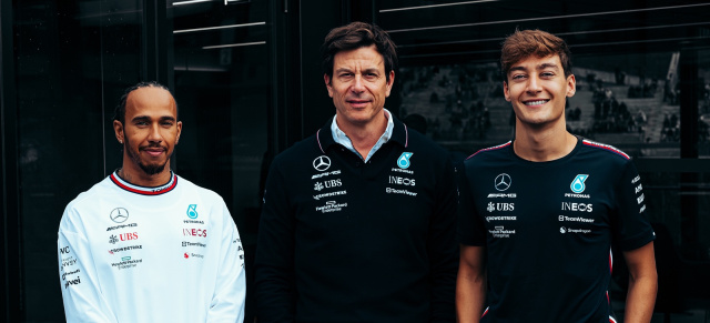 Mercedes-AMG Petronas F1 Team stellt die Fahrer-Weichen: Hamilton und Russell verlängern bis 2025 bei Mercedes