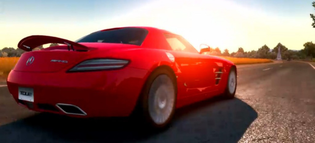Auto Game "Test Drive Unlimited 2": Mercedes Trailer (Video): Videotrailer zum Computerspiel mit Auswahl von Mercedes-Benz Fahrzeugen  
