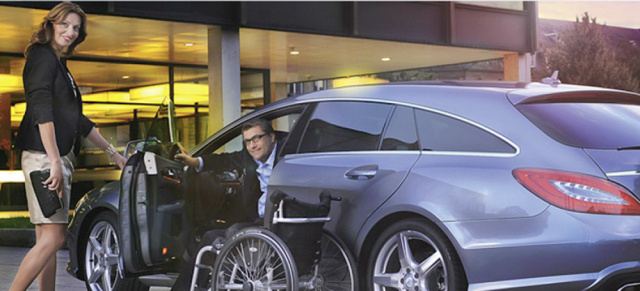 Mercedes-Benz: Gratis-Fahrsicherheitstraining für Rollstuhlfahrer: Neue Mercedes-Benz E-Klasse als Limousine, T-Modell, Coupé und Cabrio mit Fahrhilfen ab Werk steht Teilnehmern zur Verfügung