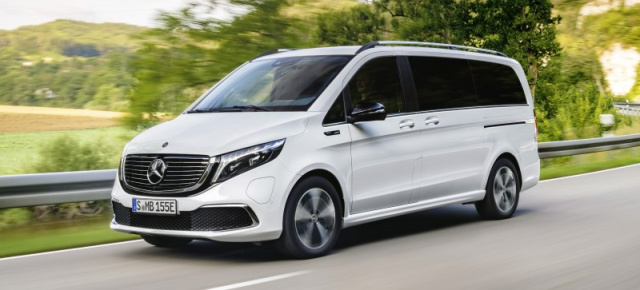 Verkaufsstart für den Mercedes-Benz EQV: Die elektrische Großraumlimousine startet ab 71.388,10 EUR