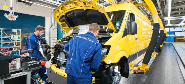 Schwache Auftragslage: MB-Werk Düsseldorf streicht Nachtschicht: Düsseldorfer-Sprinter-Werk fährt Produktion zurück. Alle Leiharbeiter verlieren ihren Arbeitsplatz