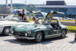 60 Jahre Mercedes-Benz SL Roadster: Gullwings & Roadsters: 100 x 300 SL auf dem Museumshügel 