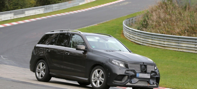 Erlkönig: Neue Bilder vom Mercedes ML Facelift: Modellpflege für 2015