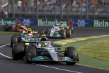Formel 1 in Melbourne: Podestplatz für Mercedes-Pilot George Russell beim Großen Preis von Australien, Hamilton Vierter