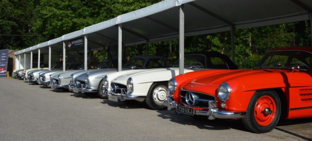 Oldtimer Grand Prix 2016 und Schloss Dyck: Mercedes 300 SL Spezialist HK-ENGINEERING ist vor Ort