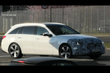 Mercedes Erlkönig erwischt (Video): Video vom C-Klasse-T-Modell S206 Facelift