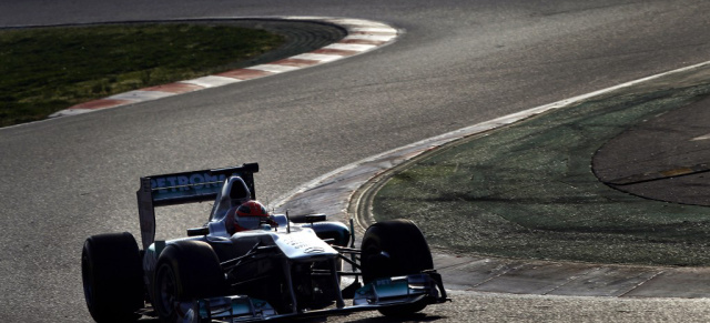Formel 1 Tests: Schumacher fährt Bestzeit in Barcelona: Schumacher und Rosberg trumpfen in Barcelona bei Formel 1 Tests auf